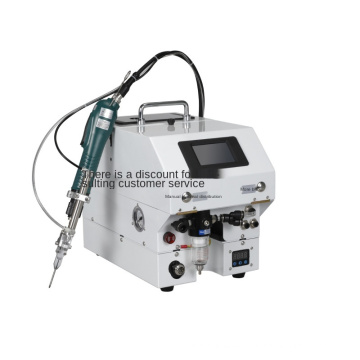 Blowing type semi-automatic stainless steel electric screw machine